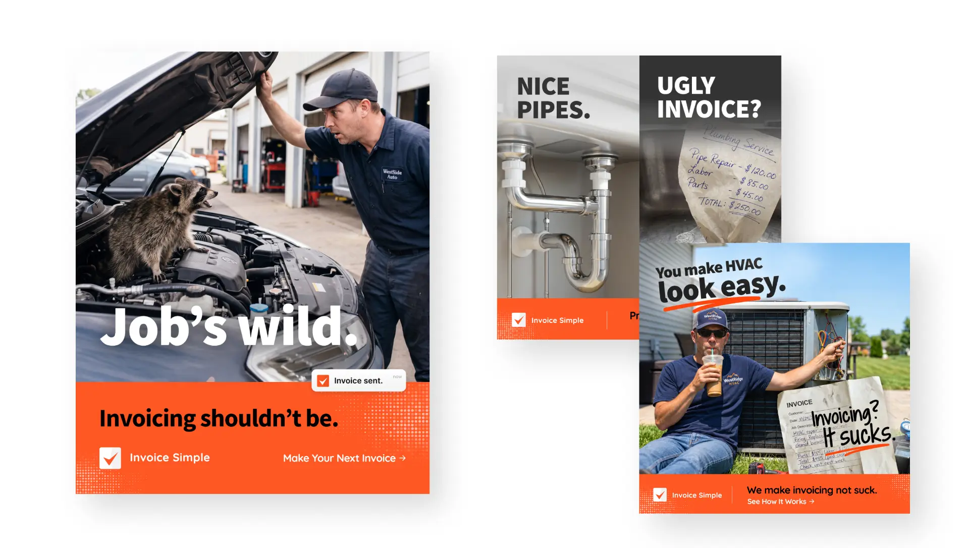 Invoice Simple — campaign key visual