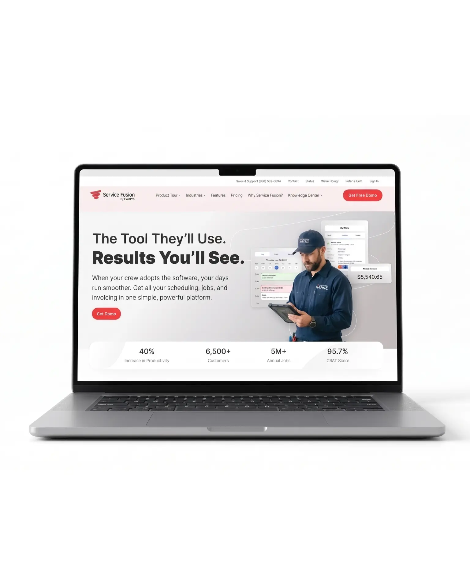 Landing-page creative