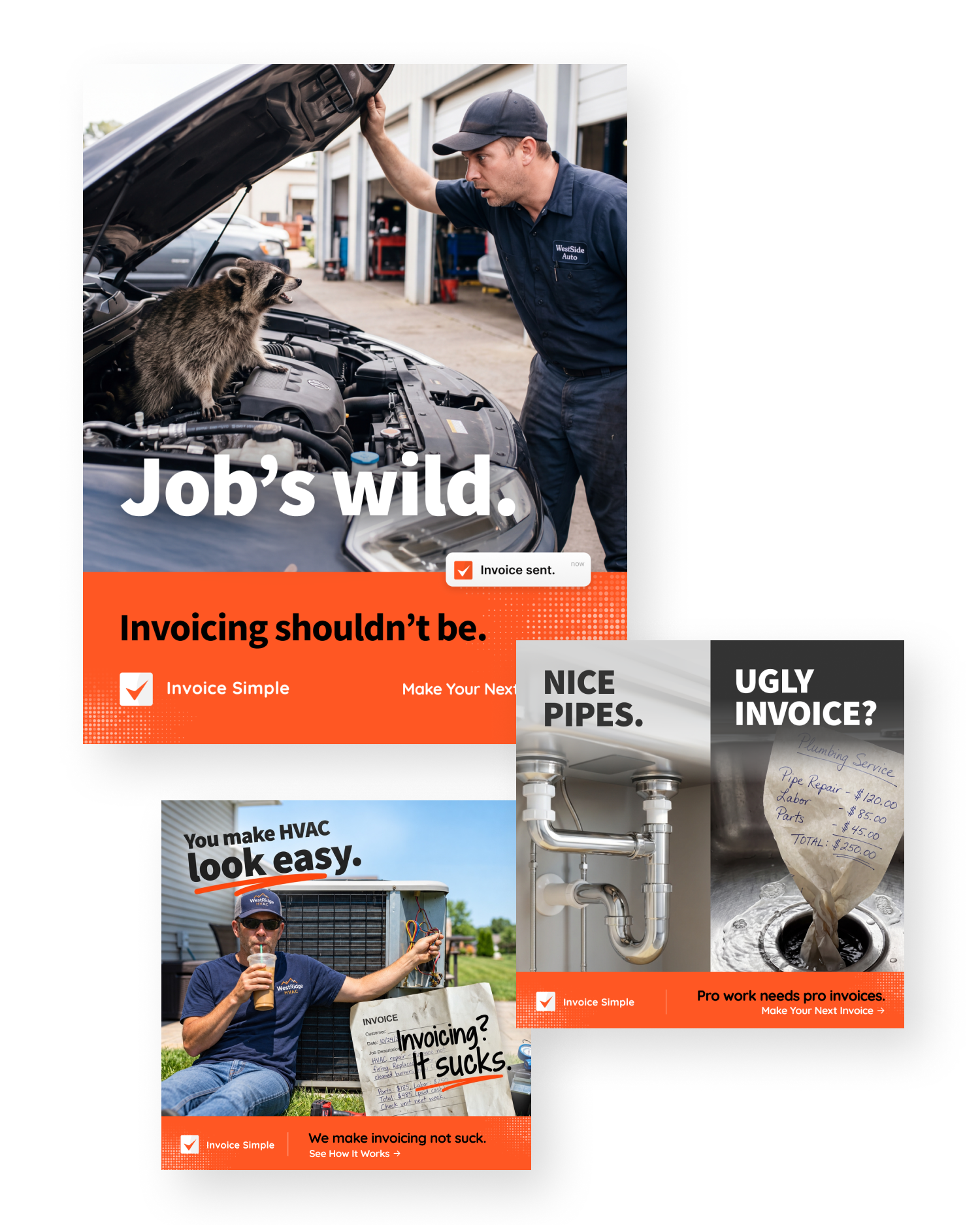 Invoice Simple — campaign key visual