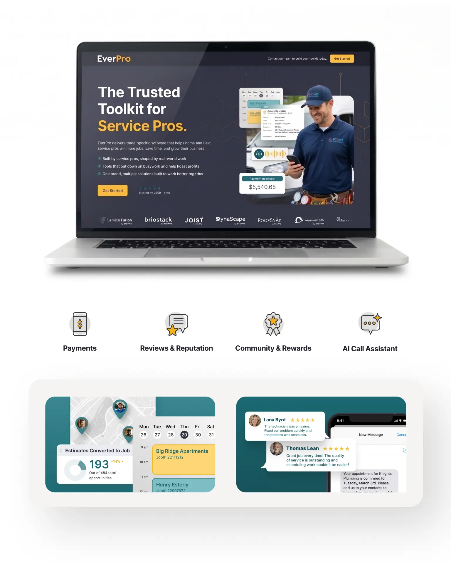 Website / landing page graphics